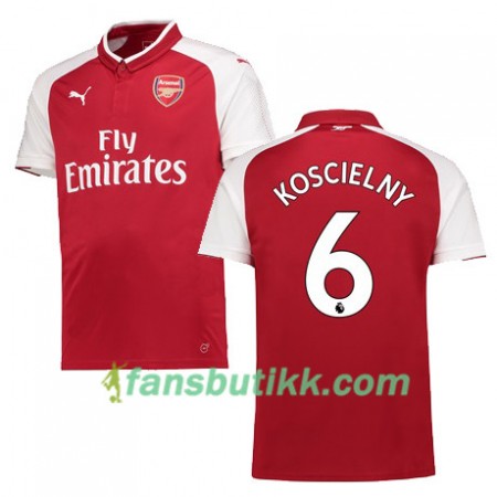 Fotballdrakt Arsenal KOSCIELNY 6 Hjemmetrøye 2017-2018 Kortermet