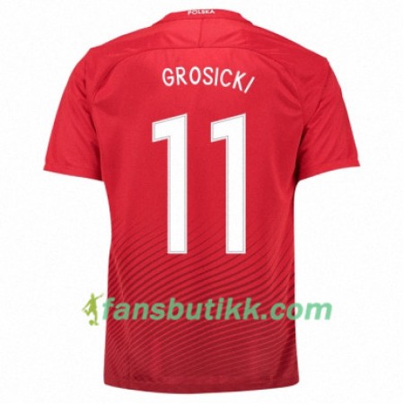 Fotballdrakt Polen KAMIL GROSICKI Bortetrøye Euro 2016
