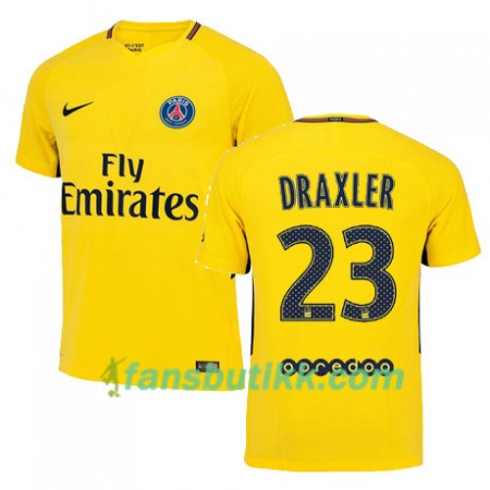 Fotballdrakt Paris SG Julian Draxler 23 Bortetrøye 2017-2018 Kortermet