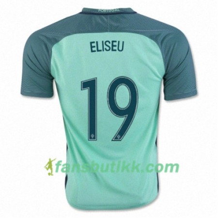 Fotballdrakt Portugal ELISEU Bortetrøye Euro 2016
