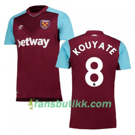 Fotballdrakt West Ham United KOUYATE Hjemmetrøye 2017-2018 Kortermet
