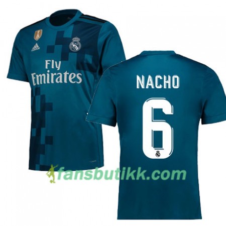 Fotballdrakt Real Madrid NACHO 6 Tredjetrøye 2017-2018 Kortermet