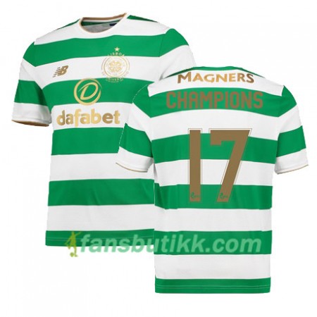 Fotballdrakt Celtic FC RYAN CHRISTIE Hjemmetrøye 2017-2018 Kortermet