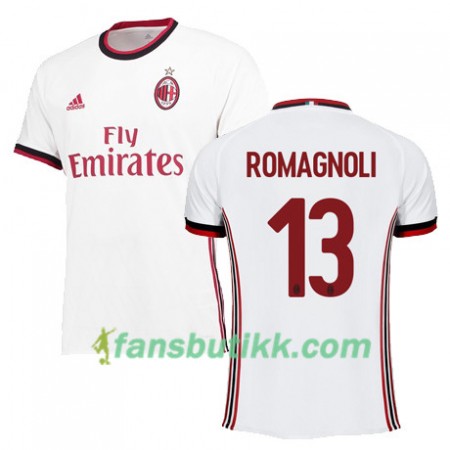 Fotballdrakt AC Milan AS RomaGNOLI 13 Bortetrøye 2017-2018 Kortermet