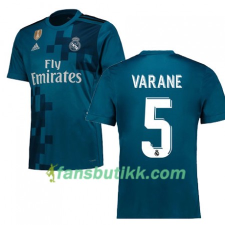 Fotballdrakt Real Madrid VARANE 5 Tredjetrøye 2017-2018 Kortermet