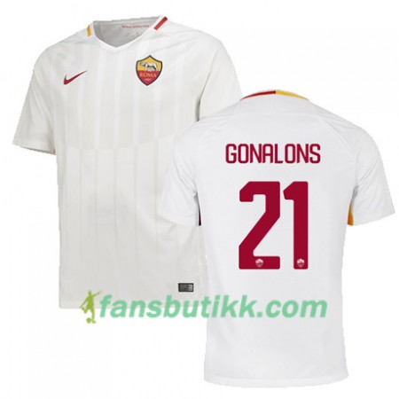 Fotballdrakt AS Roma GONALONS 21 Bortetrøye 2017-2018 Kortermet