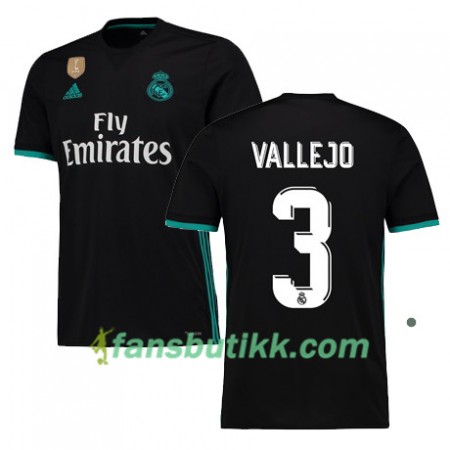Fotballdrakt Real Madrid JESUS VALLEJO 3 Bortetrøye 2017-2018 Kortermet