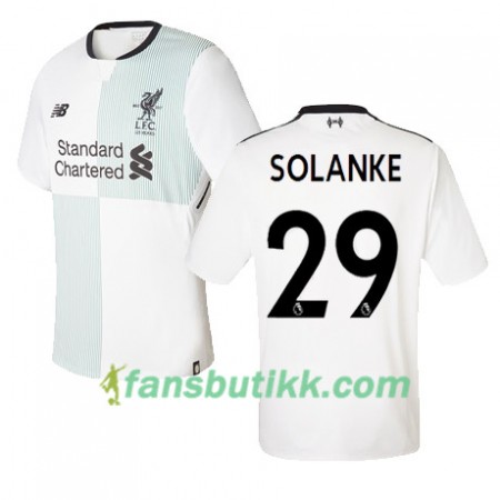 Fotballdrakt Liverpool SOLANKE 29 Bortetrøye 2017-2018 Kortermet