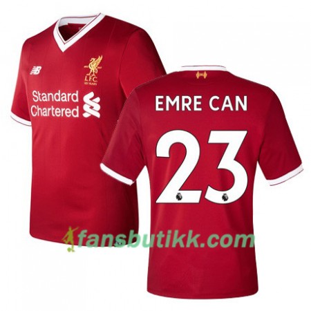 Fotballdrakt Liverpool EMRE CAN 23 Hjemmetrøye 2017-2018 Kortermet