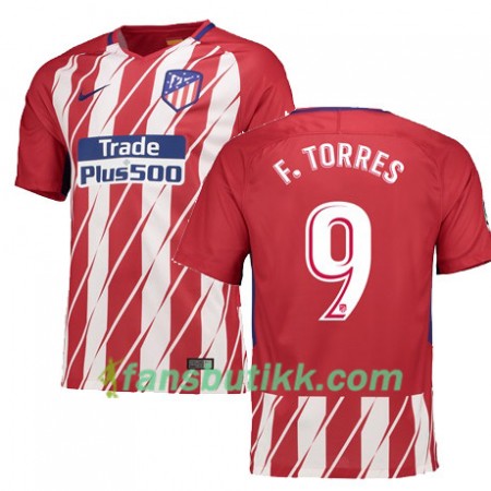 Fotballdrakt Atlético Madrid F TORRES 9 Hjemmetrøye 2017-2018 Kortermet