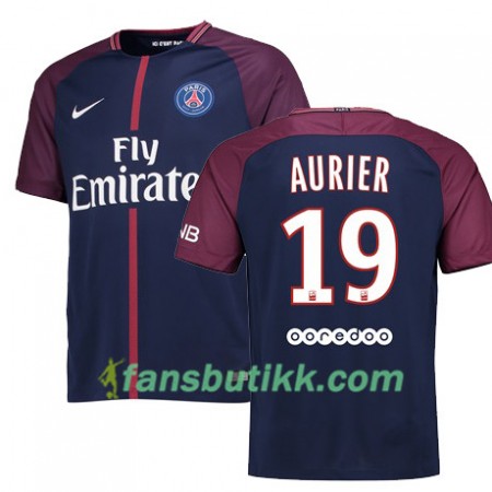 Fotballdrakt Paris SG SERGE AURIER 19 Hjemmetrøye 2017-2018 Kortermet