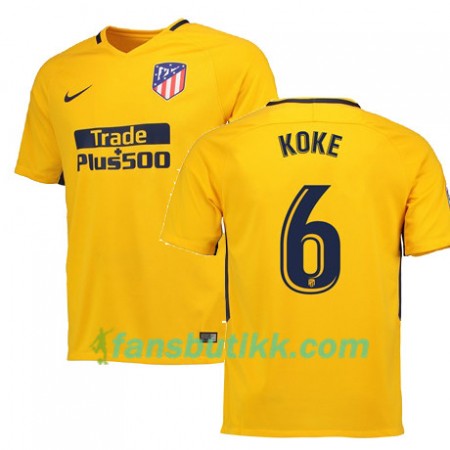 Fotballdrakt Atlético Madrid KOKE 6 Bortetrøye 2017-2018 Kortermet