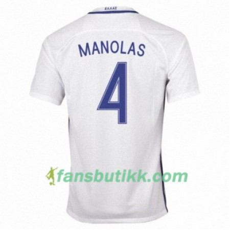 Fotballdrakt Hellas KOSTAS MANOLAS Hjemmetrøye 2016/17 Kortermet