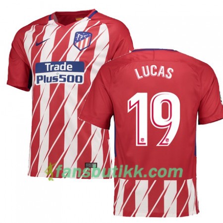 Fotballdrakt Atlético Madrid LUCAS 19 Hjemmetrøye 2017-2018 Kortermet