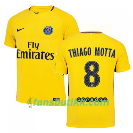 Fotballdrakt Paris SG THIAGO MOTTA 8 Bortetrøye 2017-2018 Kortermet