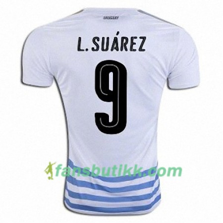 Fotballdrakt Uruguay LUIS SUAREZ Bortetrøye 2016/17 Kortermet