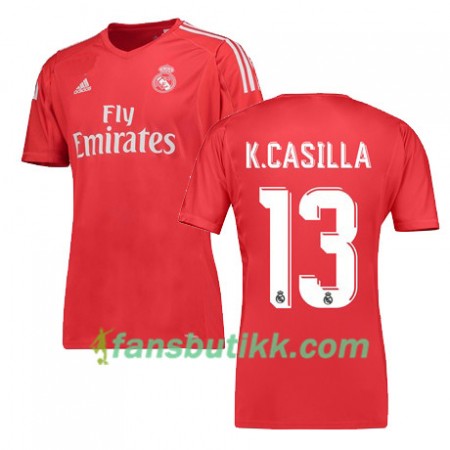Fotballdrakt Real Madrid K CASILLA 13 Bortetrøye 2017-2018 Kortermet