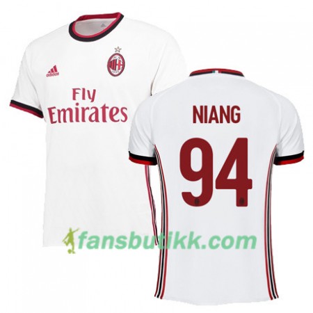 Fotballdrakt AC Milan NIANG 94 Bortetrøye 2017-2018 Kortermet