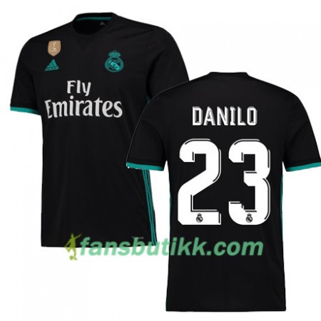 Fotballdrakt Real Madrid DANILO 23 Bortetrøye 2017-2018 Kortermet