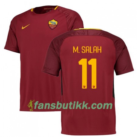 Fotballdrakt AS Roma M SALAH 11 Hjemmetrøye 2017-2018 Kortermet