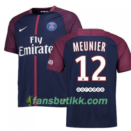 Fotballdrakt Paris SG THOMAS MEUNIER 12 Hjemmetrøye 2017-2018 Kortermet