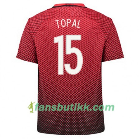 Fotballdrakt Tyrkia MEHMET TOPAL Hjemmetrøye Euro 2016