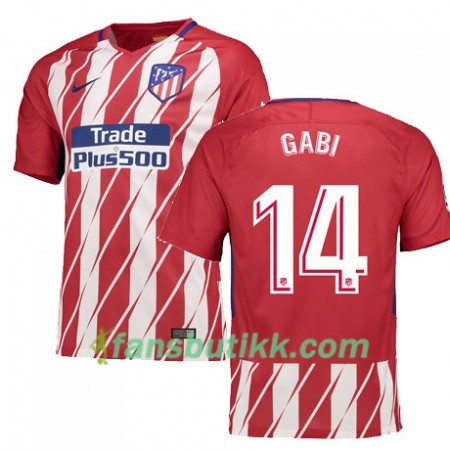 Fotballdrakt Atlético Madrid GABI 14 Hjemmetrøye 2017-2018 Kortermet