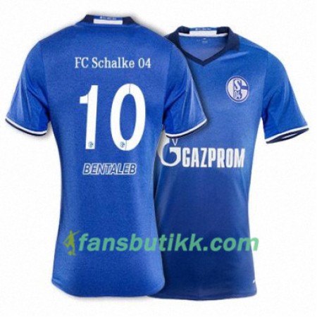 Fotballdrakt FC Schalke 04 BENTALEB 10 Hjemmetrøye 2017-2018 Kortermet