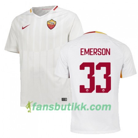 Fotballdrakt AS Roma EMERSON 33 Bortetrøye 2017-2018 Kortermet