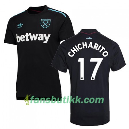 Fotballdrakt West Ham United CHICHARITO Bortetrøye 2017-2018 Kortermet
