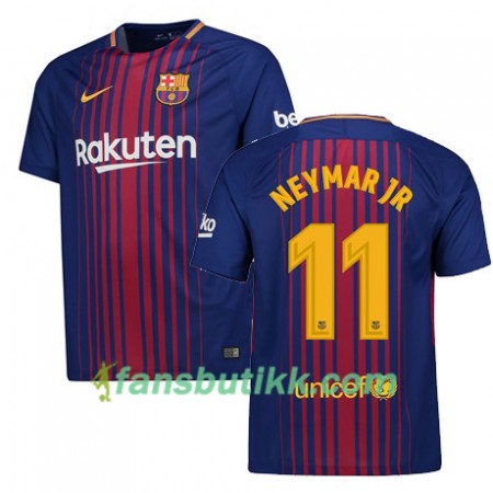 Fotballdrakt FC Barcelona NEYMAR JR 11 Hjemmetrøye 2017-2018 Kortermet