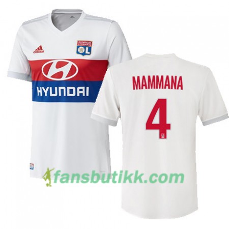 Fotballdrakt Olympique Lyonnais EMANUEL MAMMANA 4 Hjemmetrøye 2017-2018 Kortermet