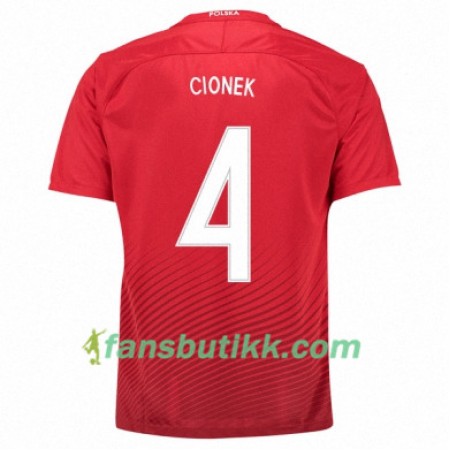 Fotballdrakt Polen THIAGO CIONEK Bortetrøye Euro 2016