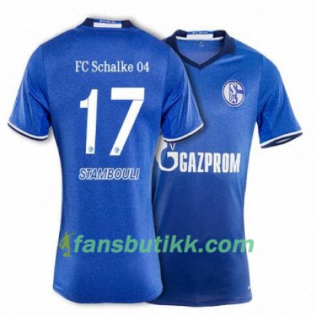Fotballdrakt FC Schalke 04 STAMBOULI 17 Hjemmetrøye 2017-2018 Kortermet