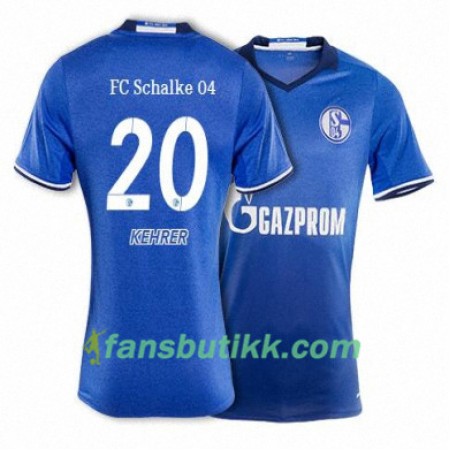 Fotballdrakt FC Schalke 04 KEHRER 20 Hjemmetrøye 2017-2018 Kortermet