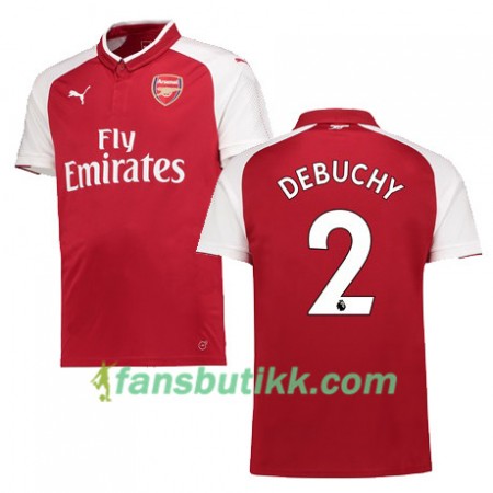 Fotballdrakt Arsenal DEBUCHY 2 Hjemmetrøye 2017-2018 Kortermet
