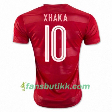Fotballdrakt Sveits GRANIT XHAKA Hjemmetrøye Euro 2016