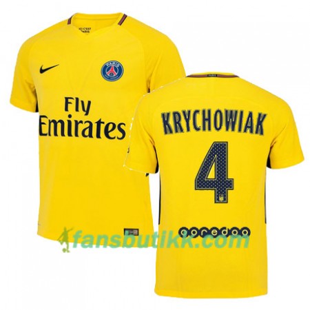 Fotballdrakt Paris SG GRZEGORZ KRYCHOWIAK 4 Bortetrøye 2017-2018 Kortermet