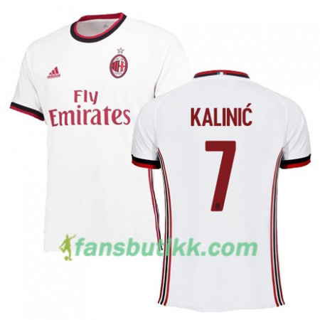 Fotballdrakt AC Milan KALINIC 7 Bortetrøye 2017-2018 Kortermet