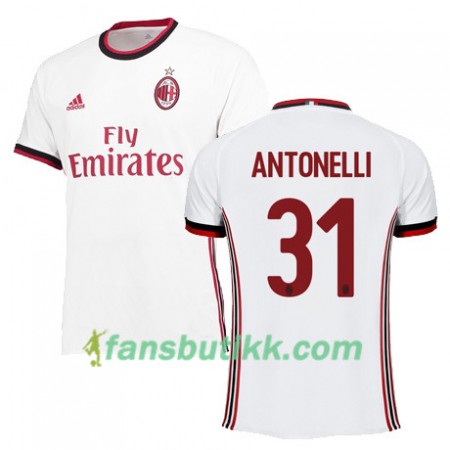 Fotballdrakt AC Milan ANTONELLI 31 Bortetrøye 2017-2018 Kortermet
