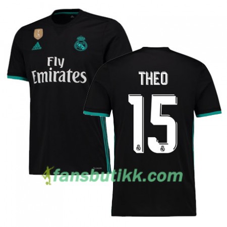Fotballdrakt Real Madrid THEO 15 Bortetrøye 2017-2018 Kortermet
