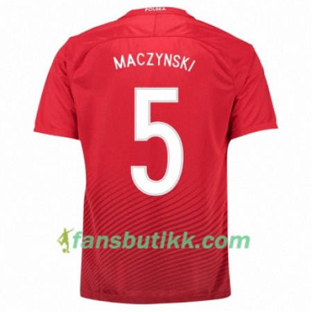 Fotballdrakt Polen KRZYSZTOF MACZYNSKI Bortetrøye Euro 2016