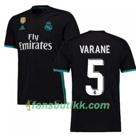 Fotballdrakt Real Madrid VARANE 5 Bortetrøye 2017-2018 Kortermet