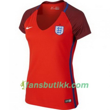 Fotballdrakt England Bortetrøye Euro 2016 Dame Euro 2016