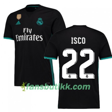 Fotballdrakt Real Madrid ISCO 22 Bortetrøye 2017-2018 Kortermet