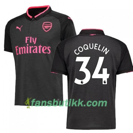 Fotballdrakt Arsenal COQUELIN 34 Tredjetrøye 2017-2018 Kortermet