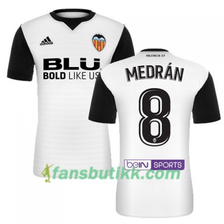 Fotballdrakt Valencia CF MEDRAN Hjemmetrøye 2017-2018 Kortermet