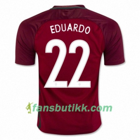 Fotballdrakt Portugal EDUARDO Hjemmetrøye Euro 2016