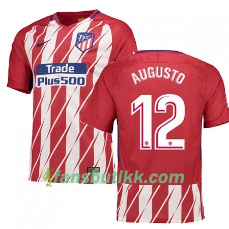 Fotballdrakt Atlético Madrid AUGUSTO 12 Hjemmetrøye 2017-2018 Kortermet