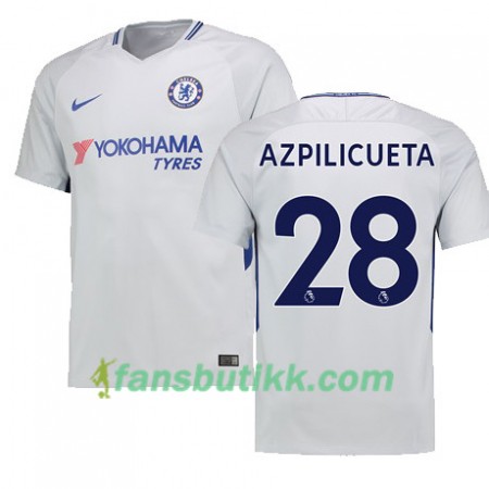 Fotballdrakt Chelsea AZPILICUETA 28 Bortetrøye 2017-2018 Kortermet
